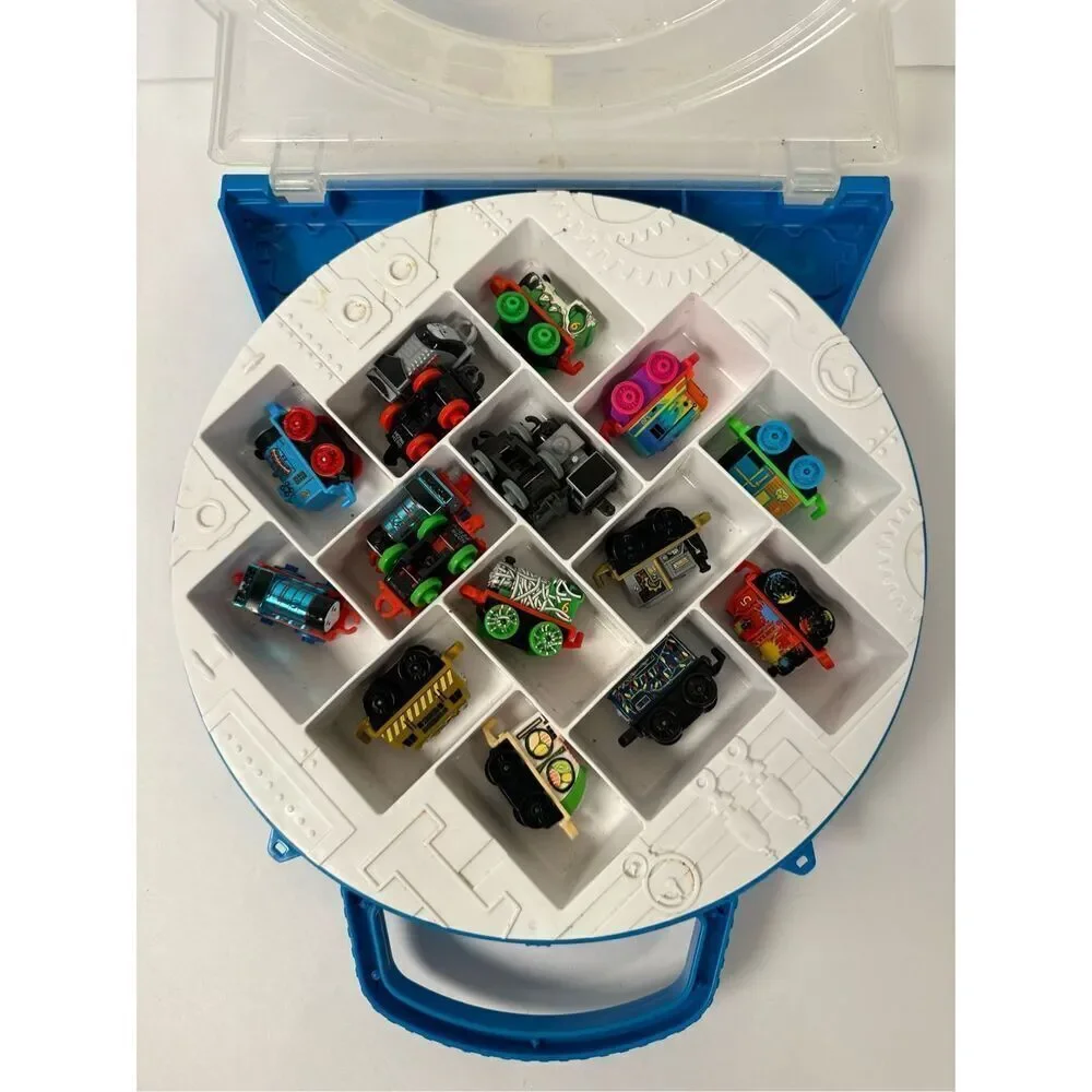 Thomas the Train Mini Trains lot with carrying case